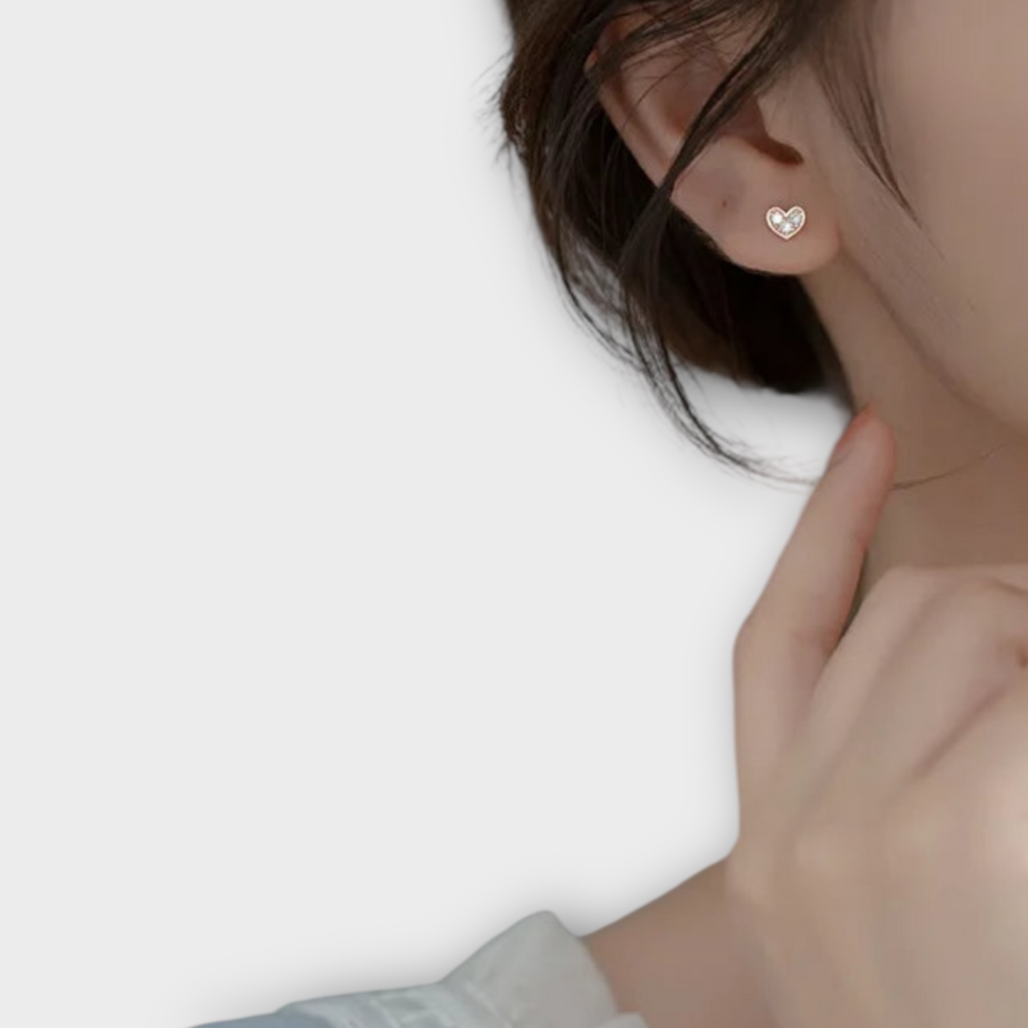 עגילים לב מיוחד 'RCOA'